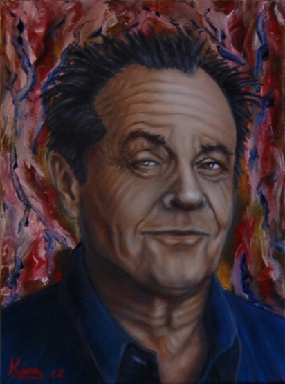 Oil Painting > Helter Skelter ( Jack Nicholson )